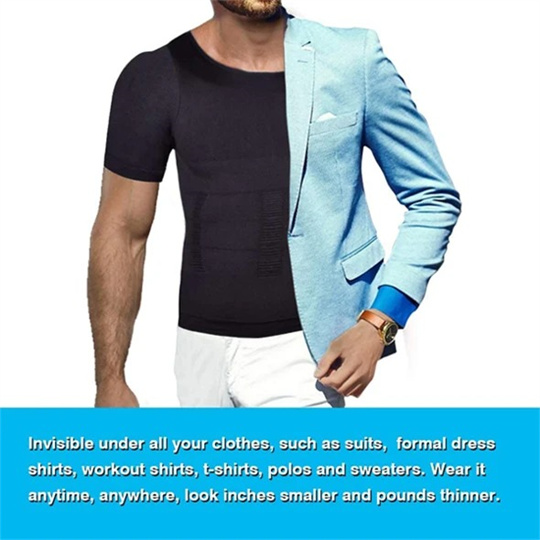 🔥Summer Limited Time🔥 2021 MEN'S SHAPER SLIMMING COMPRESSION T-SHIRT