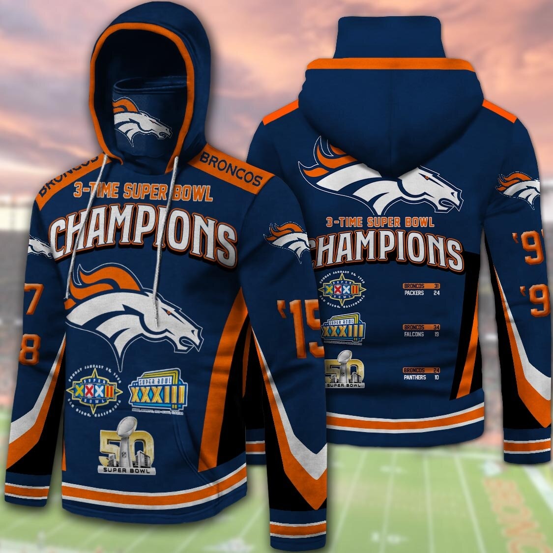 DENVER BRONCOS 3D DB120