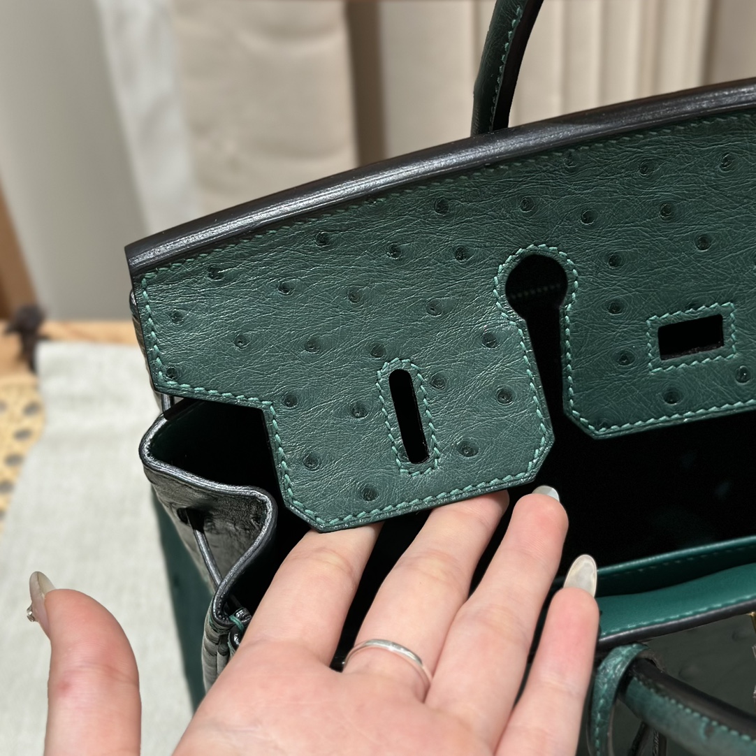 Hermes Birkin z6Malachite Handbag (Handmade to Order)