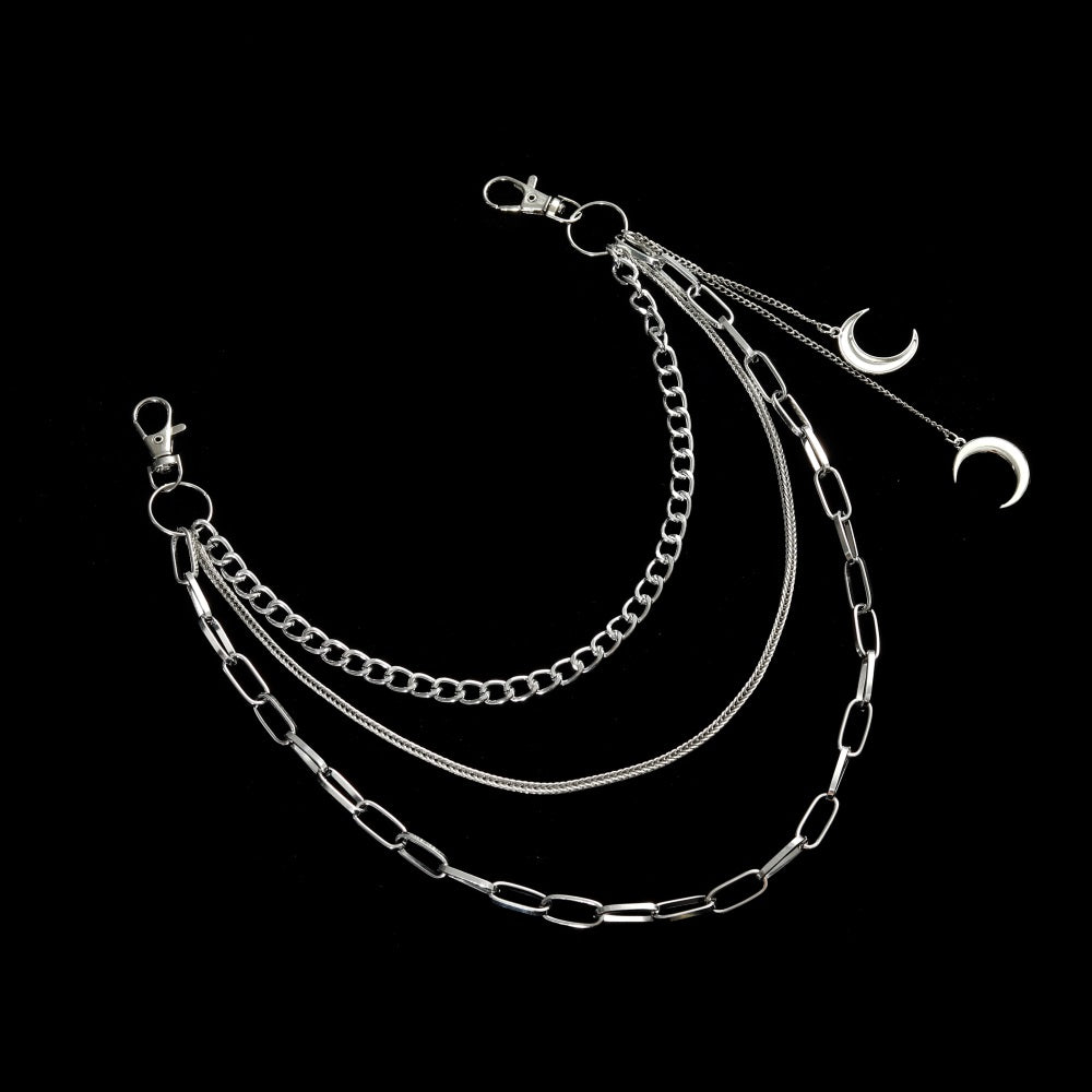 Moon Pendant Pants Chain