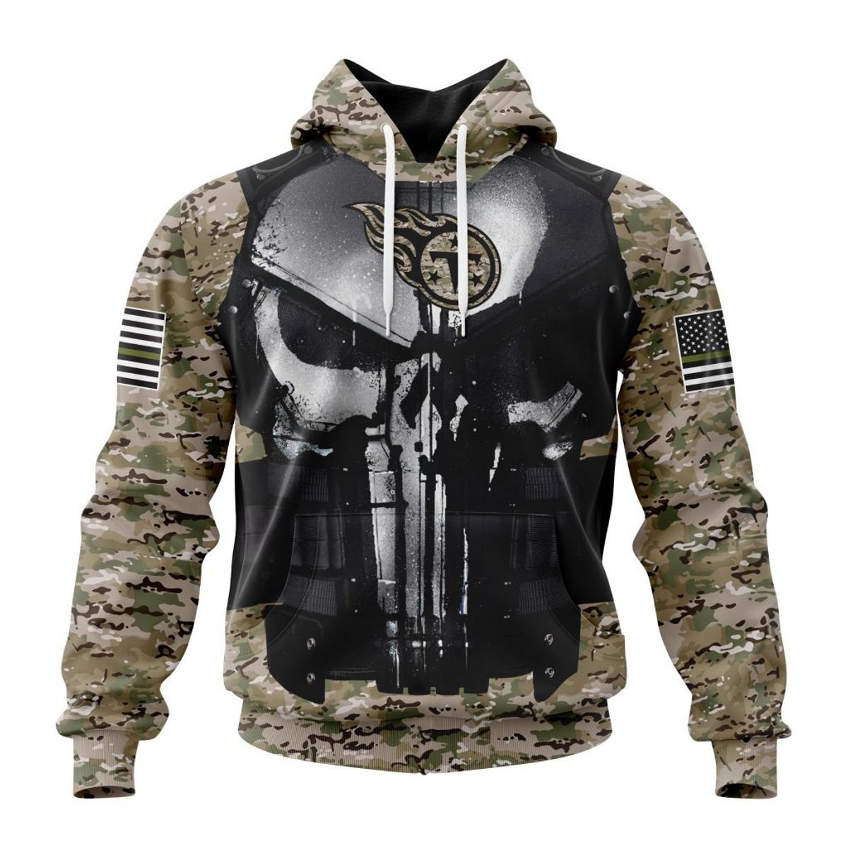 TENNESSEE TITANS 3D HOODIE SPECIAL VETERAN KITS
