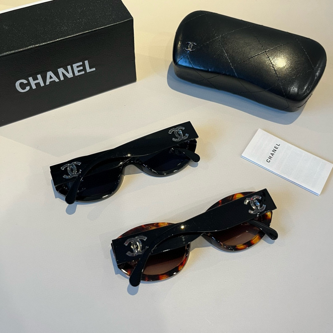 Chanel round frame sunglasses