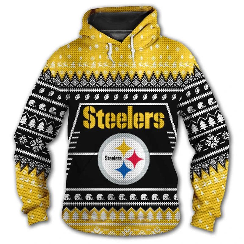 PITTSBURGH STEELERS 3D CHRISTMAS HOODIE ABC02