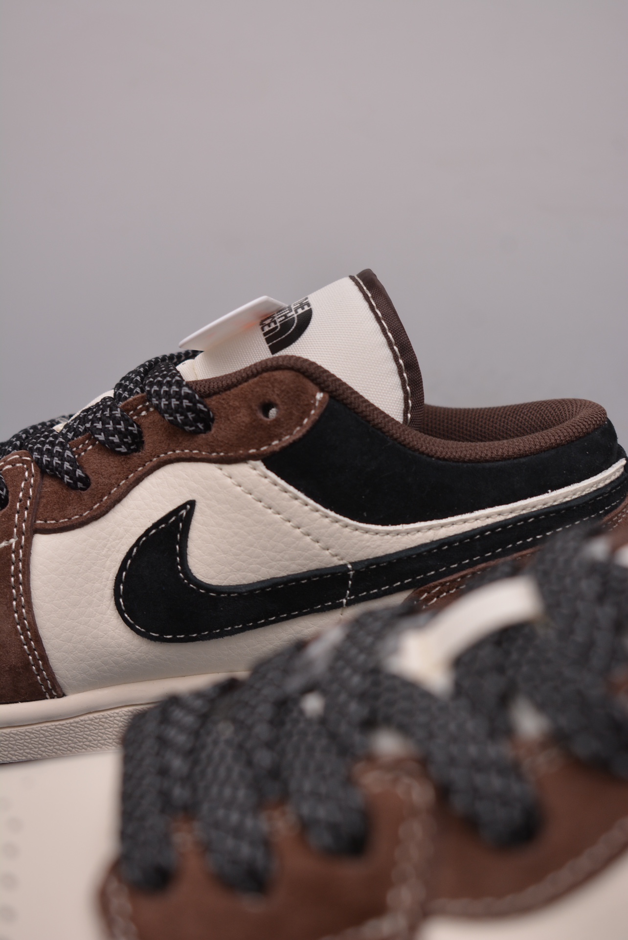 The North Face x Travis Scott x Nike Air Jordan 1 Low OG SP Brown Black Off-White XS6086-004