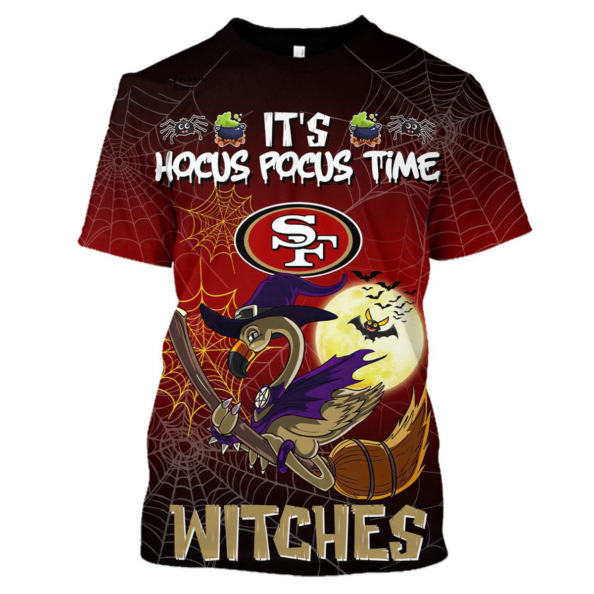 SAN FRANCISCO 49ERS 3D HOODIE HALLOWEEN002