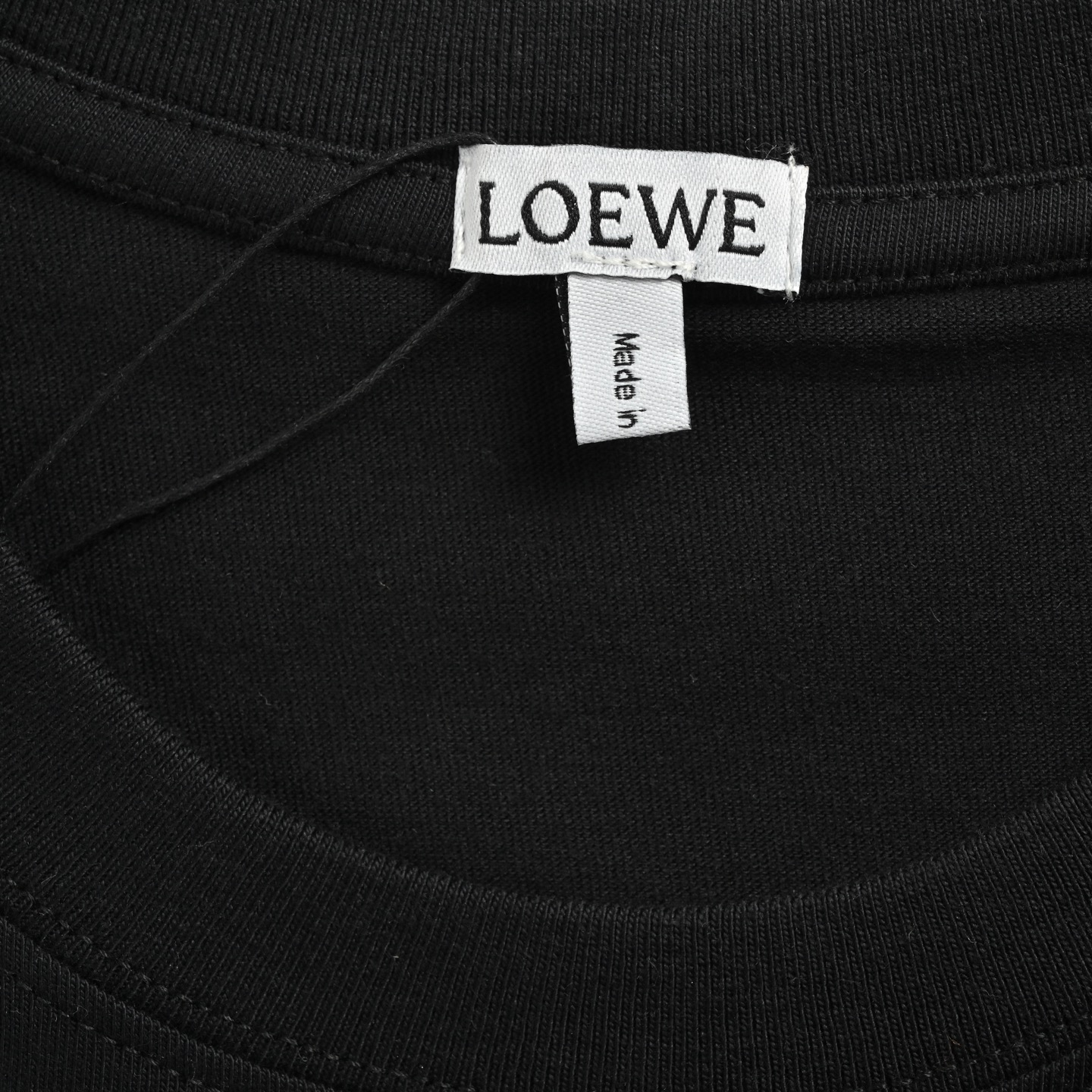 Loewe 25ss Aonpao co-branded embroidered logo short-sleeved shirt
