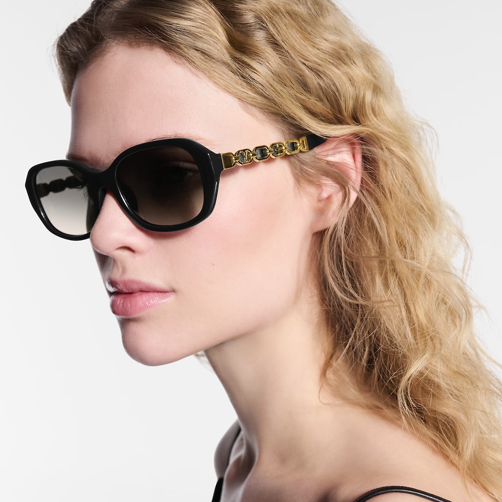 Louis Vuitton MY LV CHAIN ​​BRAIDED OVAL Sunglasses Z2649U