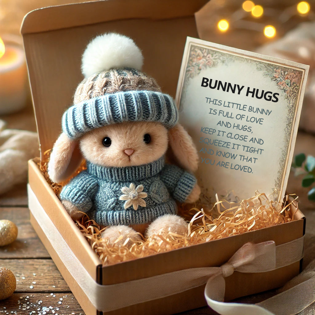 💗Mini Bunny Hug Cute Easter Gift