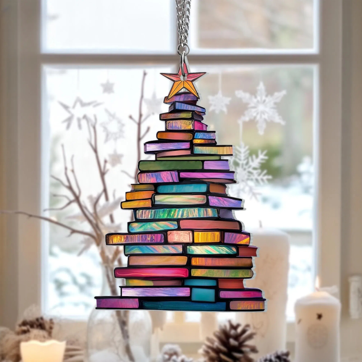 Christmas Book Tree Ornament