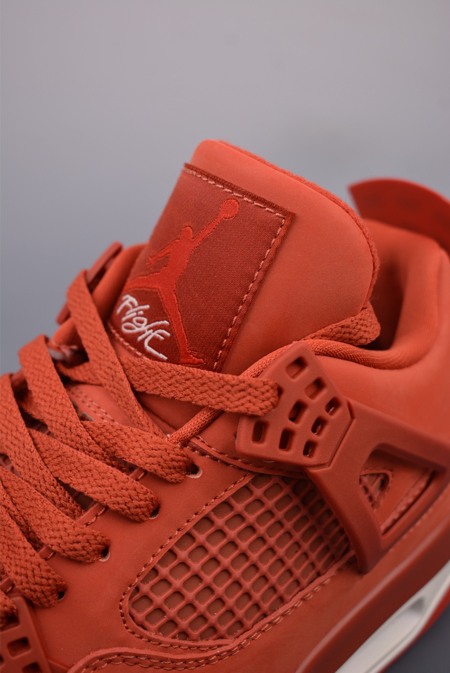 Nigel Sylvester x Nike Air Jordan 4 Brick by Brick basketball shoes red and orange HF4340-800