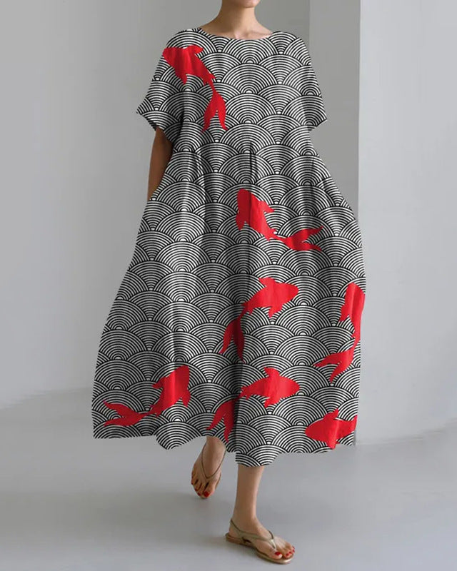 Women's Stand-Alone Short-Sleeve Dress