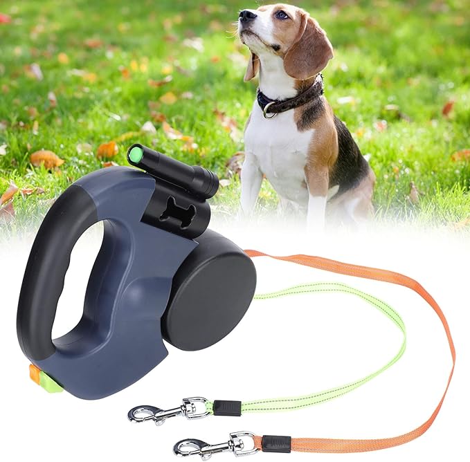 🐶🐶Dog automatic retractable leash (with LED flashlight)