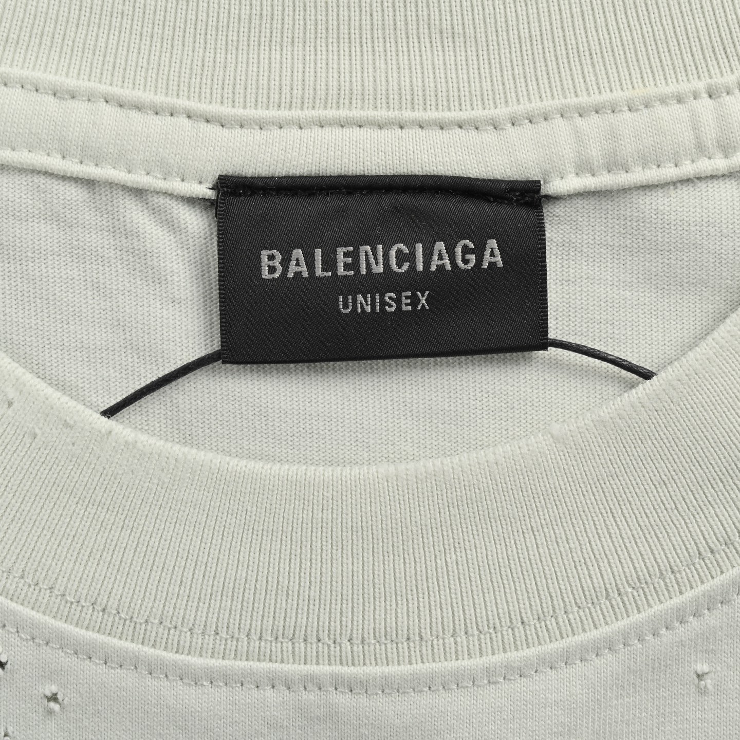 Balenciaga 24ss graffiti letter bone print short sleeve