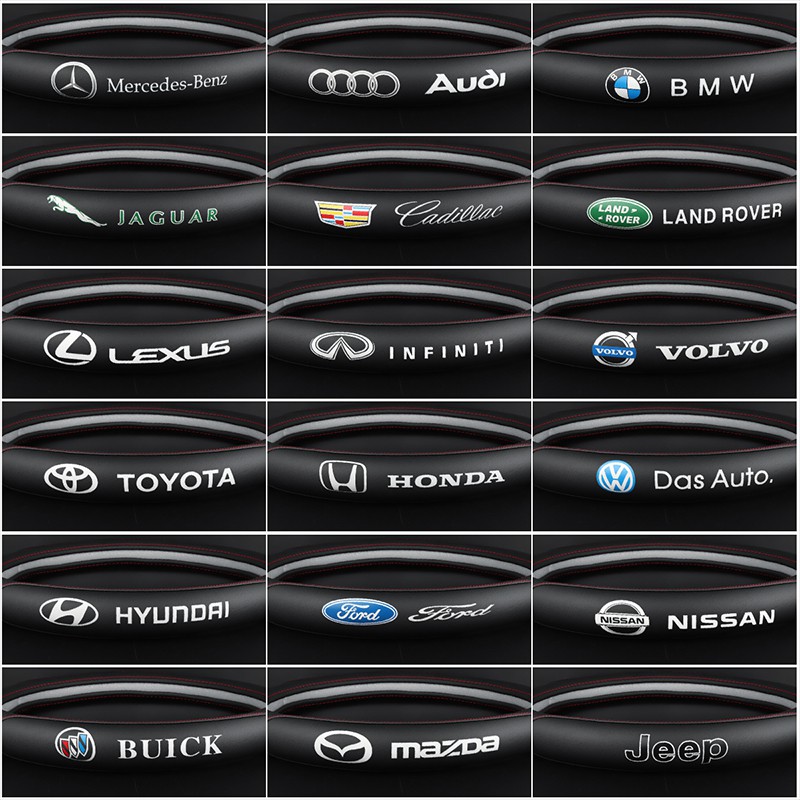 🚗Car Odorless Leather Car Steering Wheel Cover