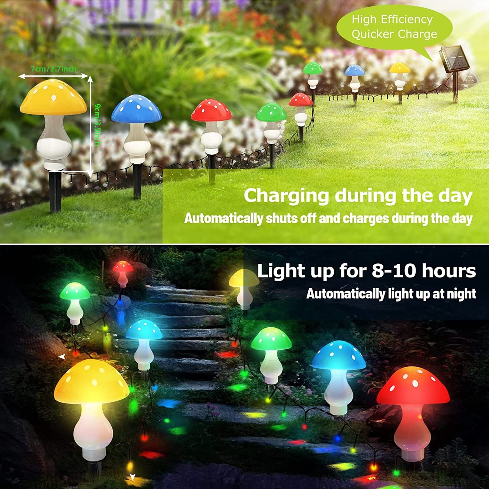 (🔥✨2023 HOT SALE-Save 50%OFF)--New Solar Mushroom Light--BUY 2 GET 10% OFF & FREE SHIPPING