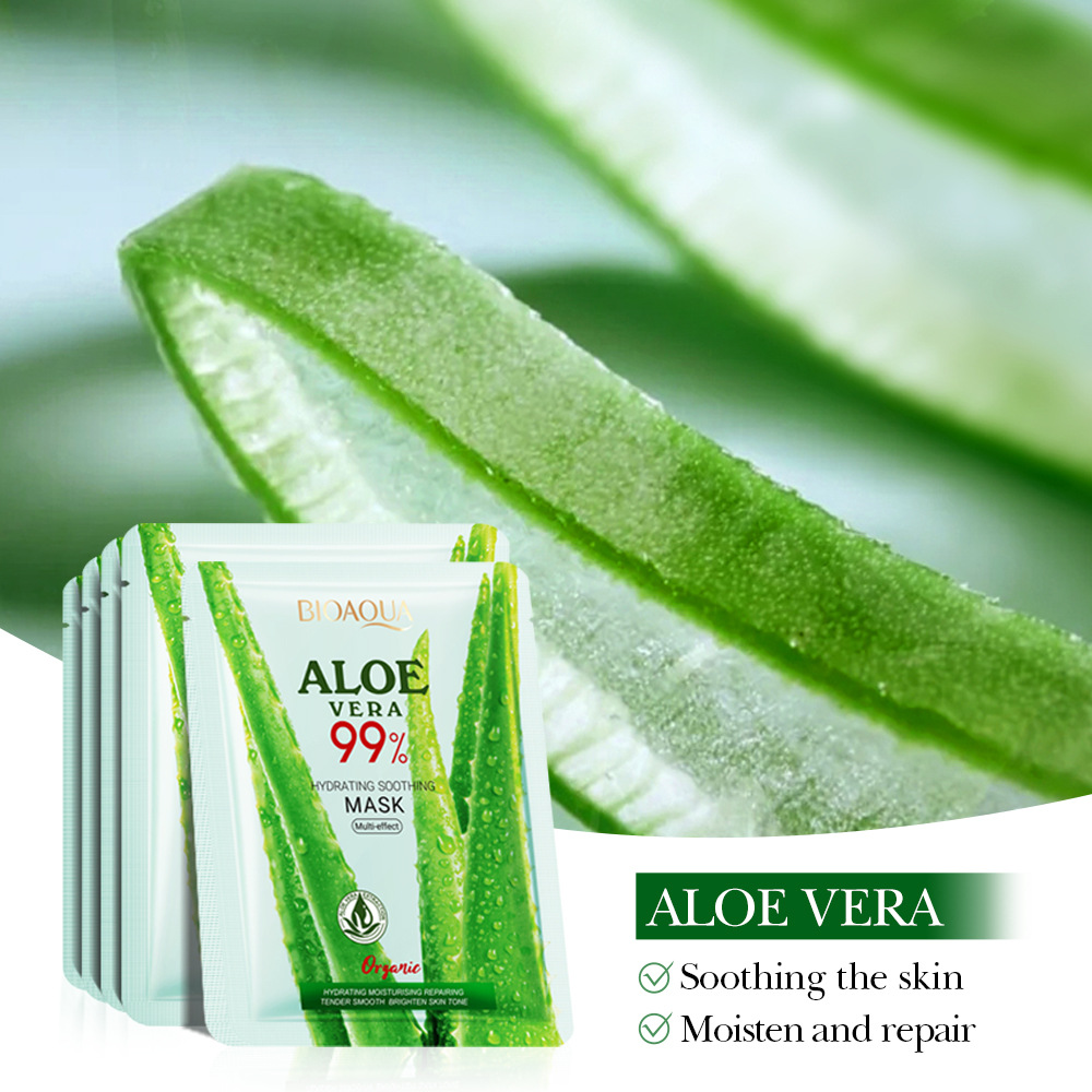 Aloe Vera Moisturizing Soothing Hydrating Mask Keeps Skin Vitality