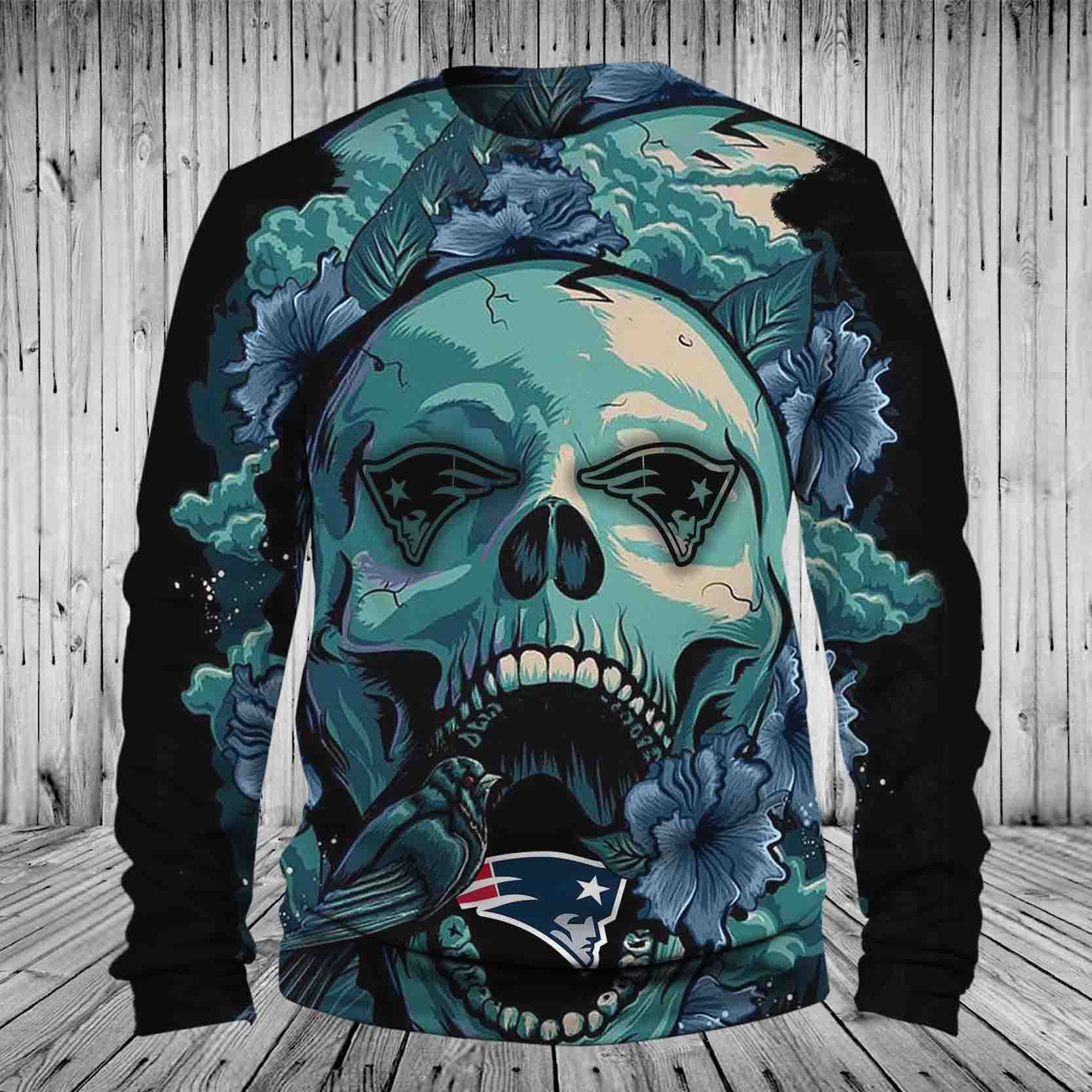 PATRIOTS HOODIE 3D FLOWER23