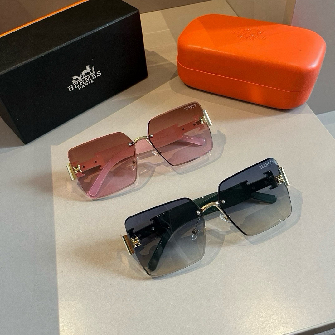 Hermes rimless sunglasses