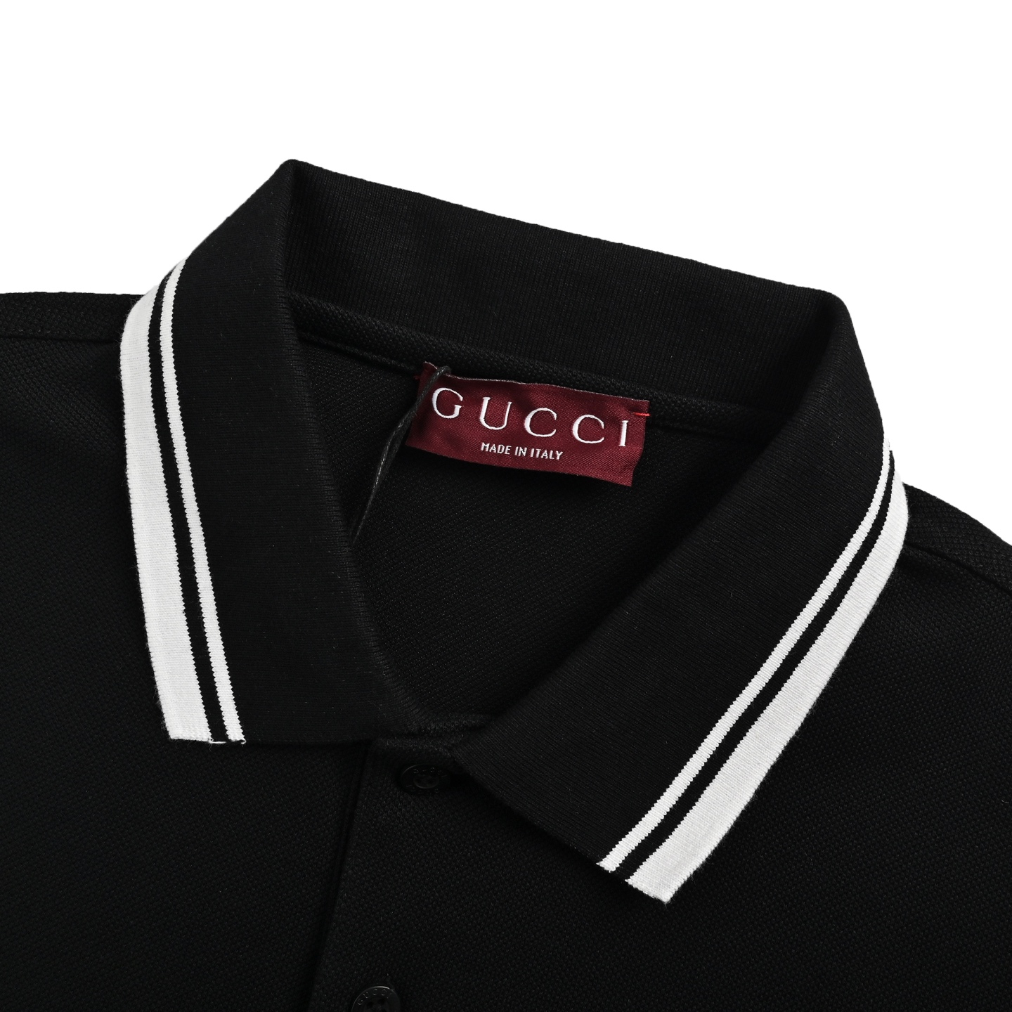Gucci 25ss pocket double G embroidered Polo short sleeve