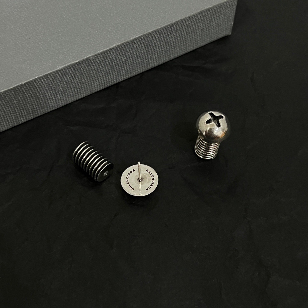 Balenciaga screw earrings
