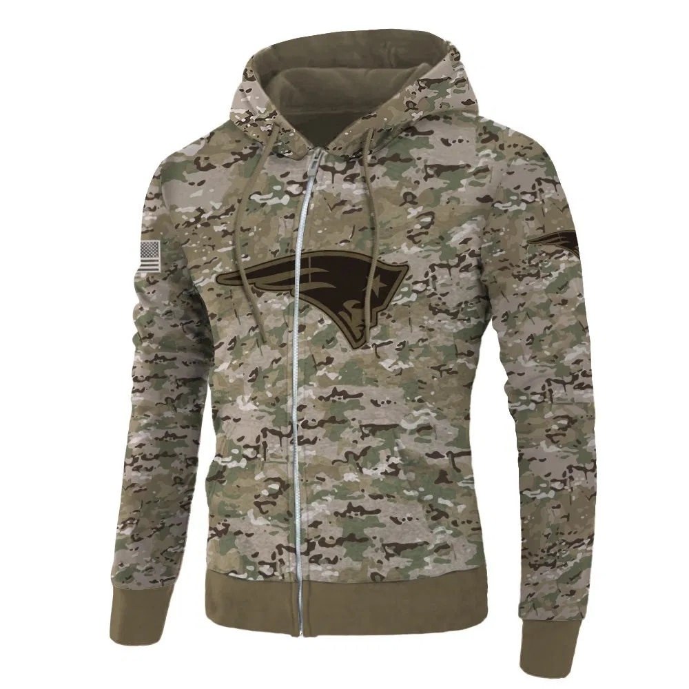 NEW ENGLAND PATRIOTS 3D HOODIE NNEP004