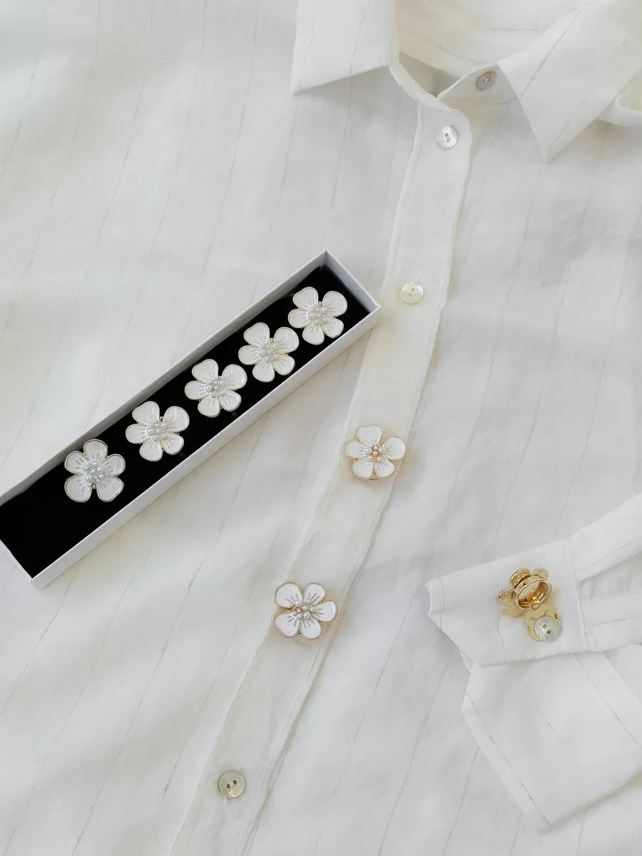 On Sale🔥6 Pack- Shirts Button Cover For Women (Flash Sale - 50% Off)