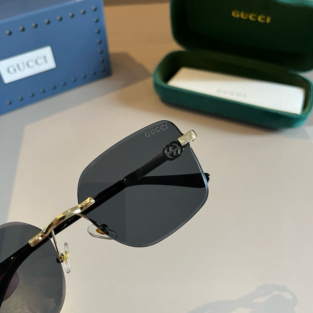 Gucci rimless sunglasses