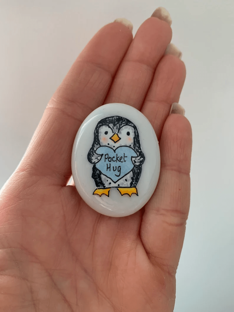 Positive affirmations, comfort stone