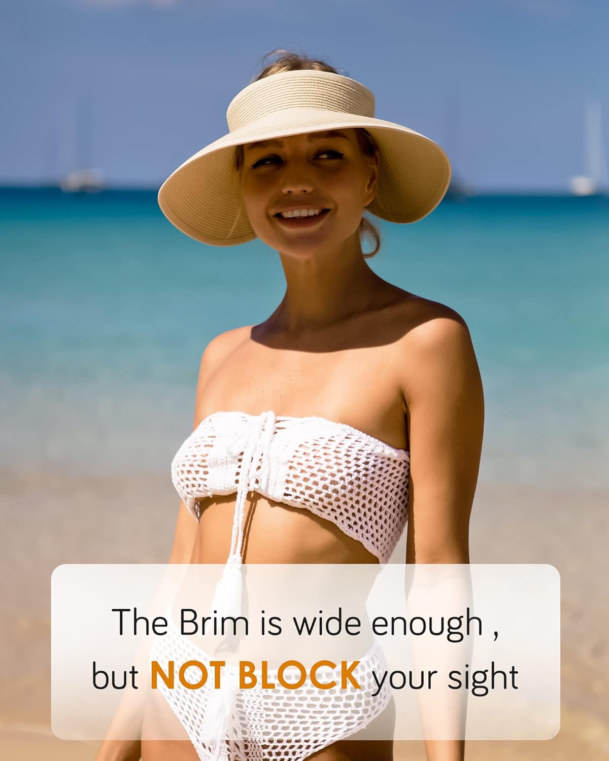 🔥🔥Foldable UV UPF Straw Wide Brim Sun Visor Hats - Buy 2 Get Free Shipping Now!!!