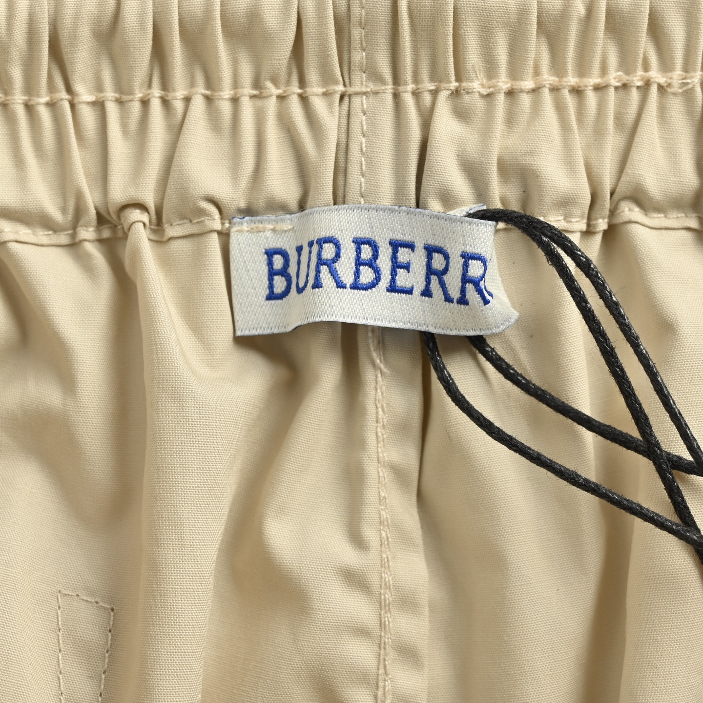 Burberry 25ss hemp rope embroidered lettering shorts