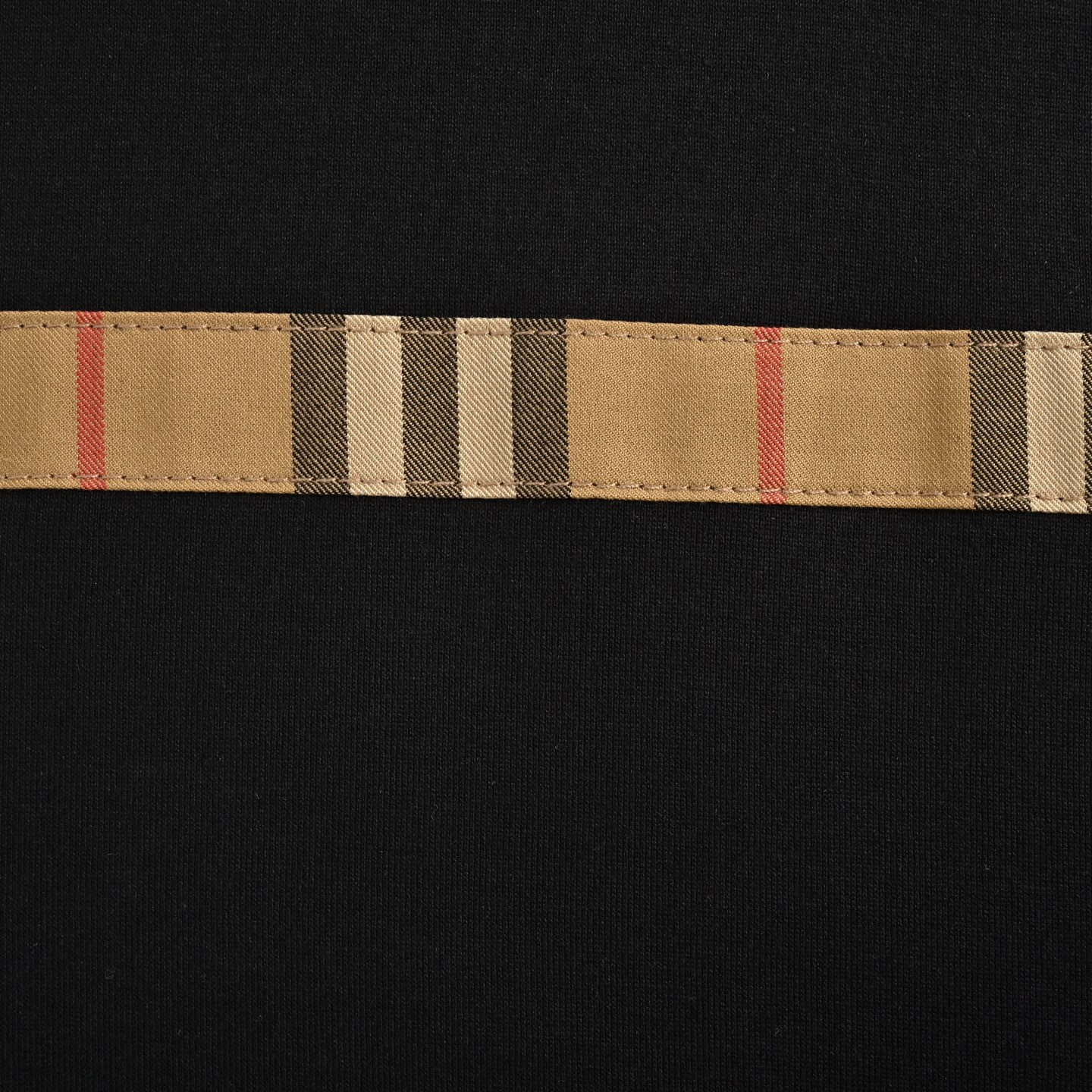 Burberry Checked Ribbon Short Sleeves