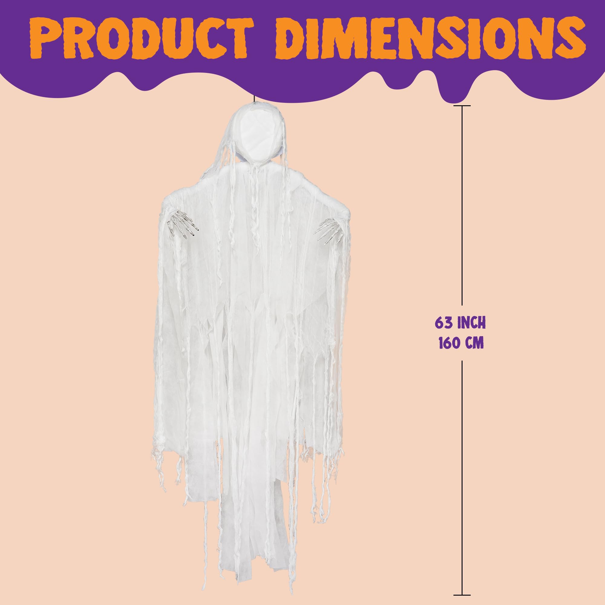 💥ON SALE💥Halloween Faceless Hanging Grim Reaper Outdoor Decor💀