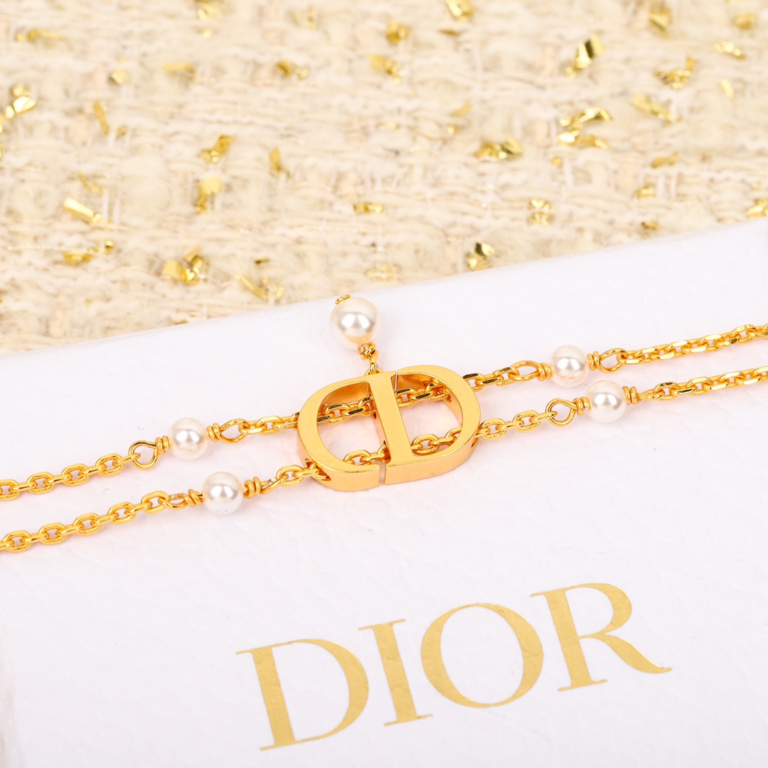 Dior Double Pearl Bracelet