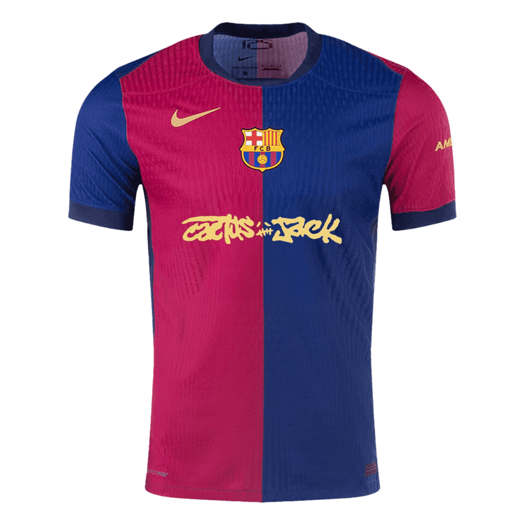 Authentic Barcelona X Travis Scott Home Football Shirt 2024/25