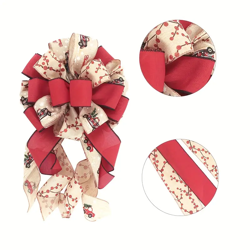 Handmade Christmas Tree Bow Ornament-BUY 2 FREE SHIPPING