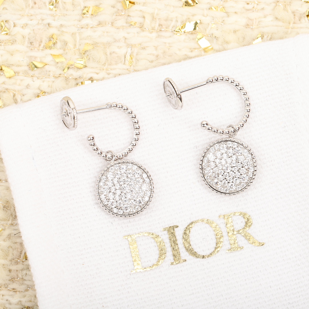 Dior Compass Diamond Earrings