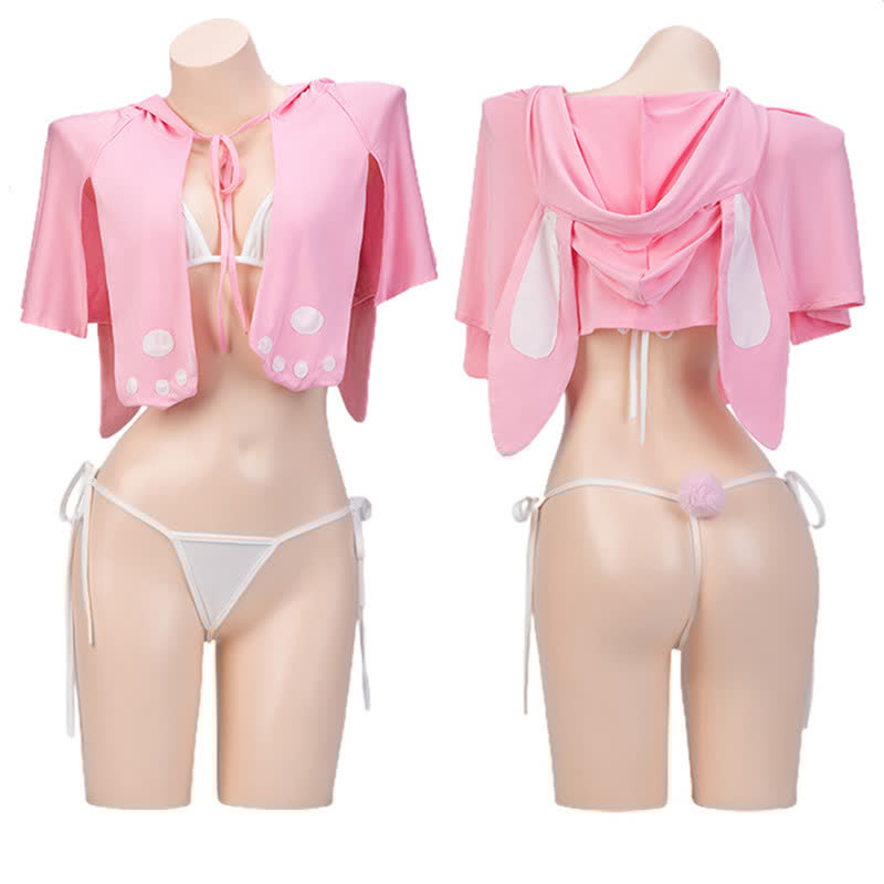 Cosplay Bunny Hollow Lingerie Set