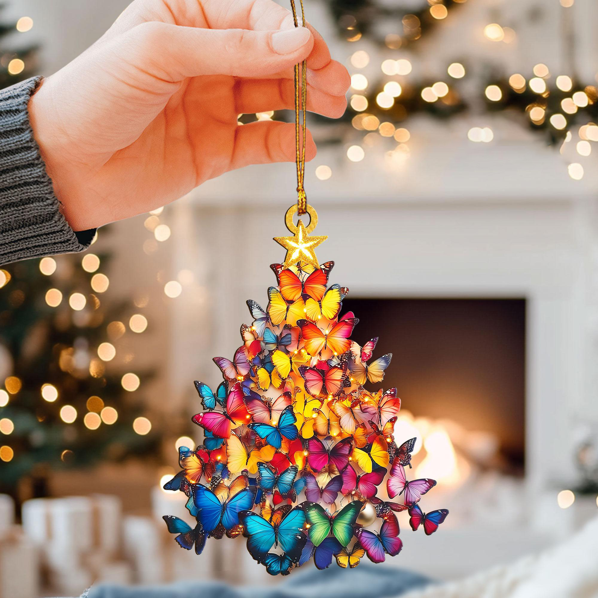 Butterfly Christmas tree Ornament