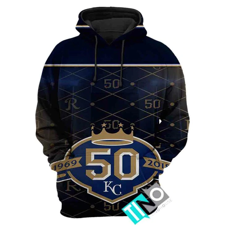 KANSAS CITY ROYALS 3D CASUAL HOODIE 102