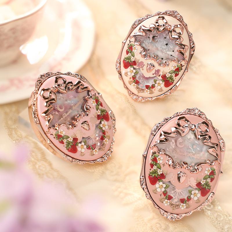 Strawberry Rococo Collection Embossed Blush