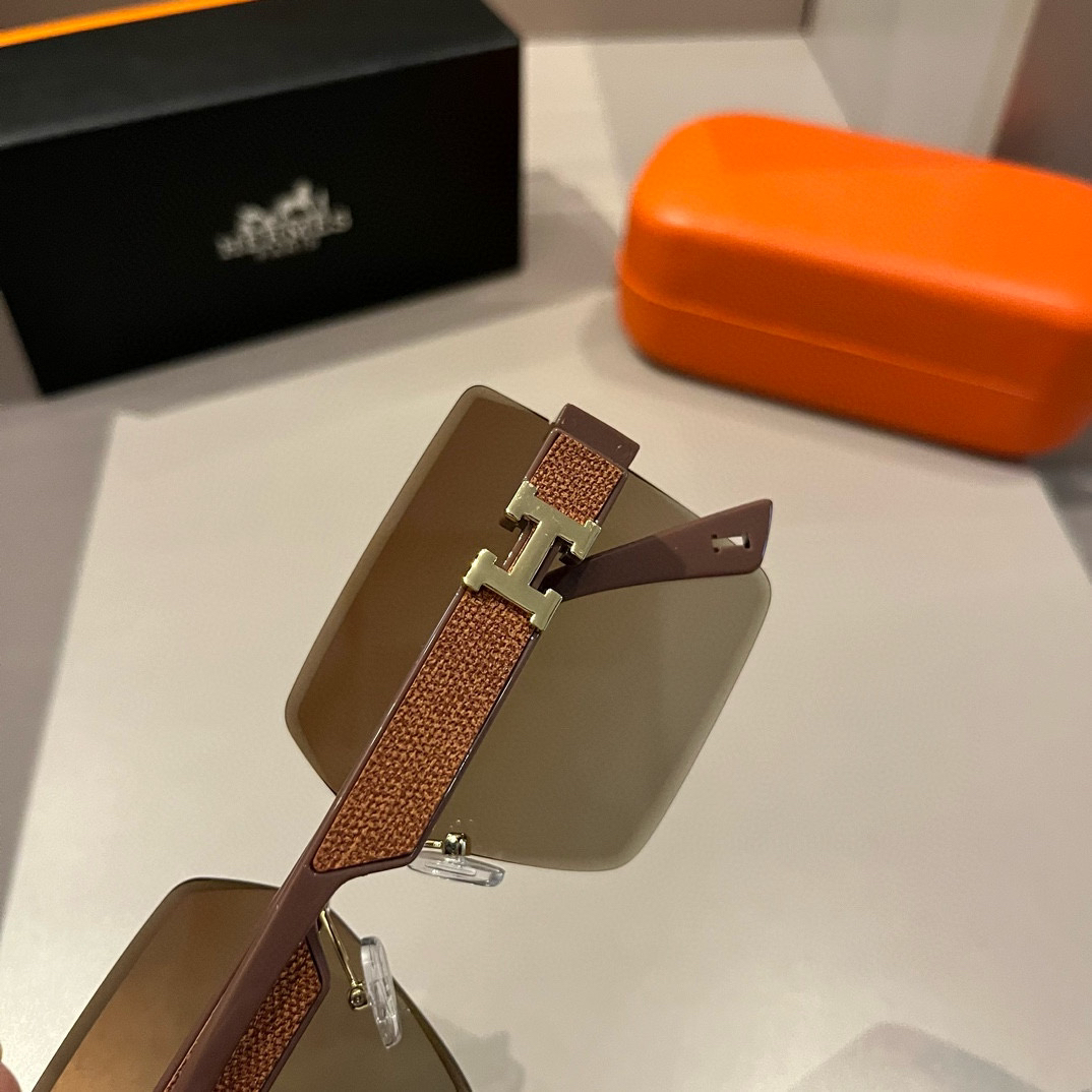 Hermes rimless sunglasses