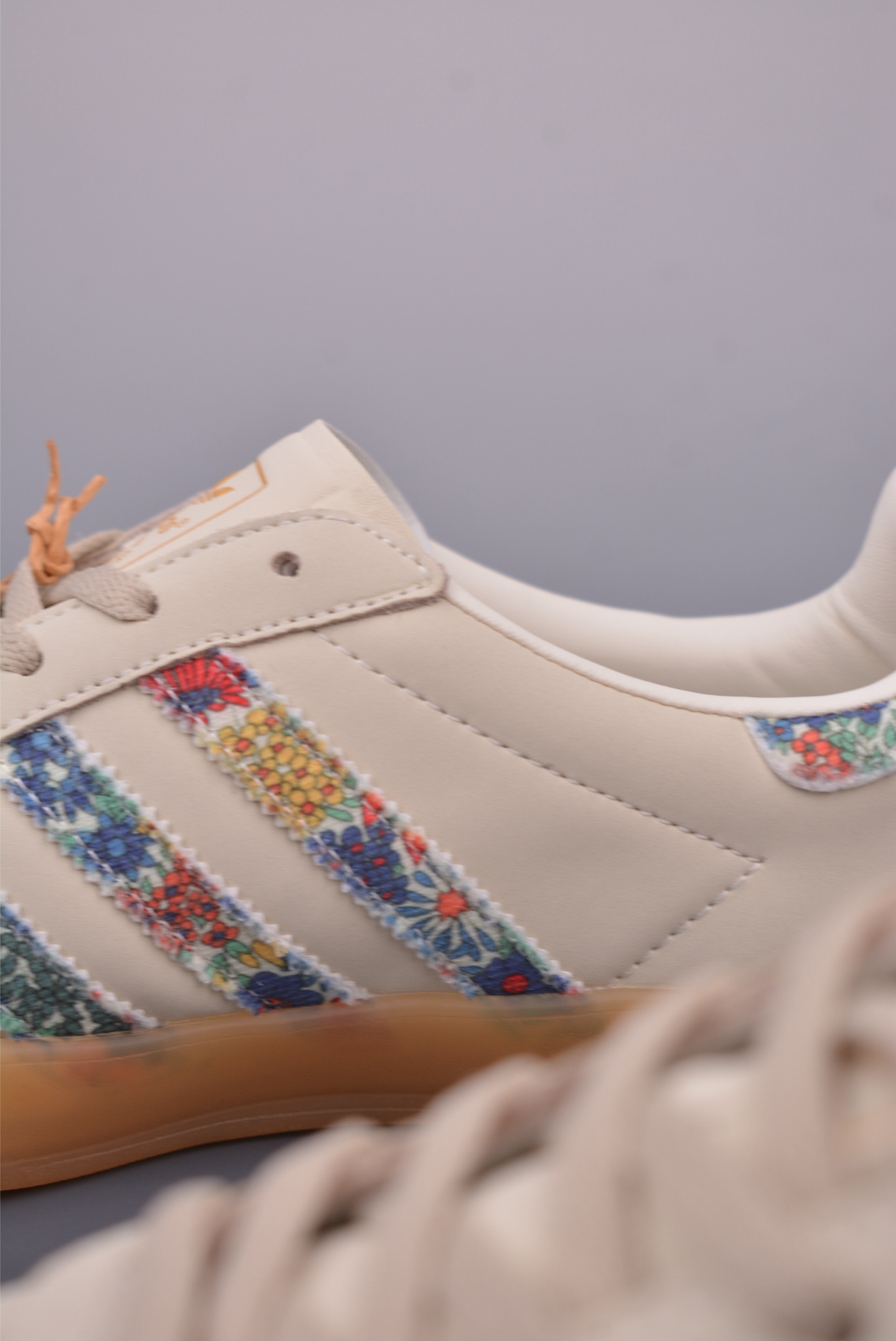 adidas Originals Gazelle INdoor Beige and Green Peanut Rubber Sole JH7370
