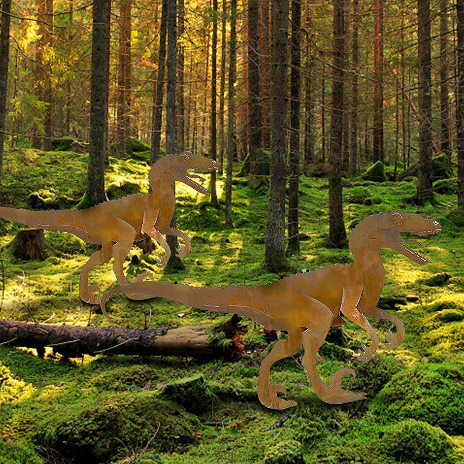 (🔥Last Day Promotion-SAVE 50% OFF)Velociraptor Garden Sculpture Set-BUY 2 GET 10% OFF & FREE SHIPPING