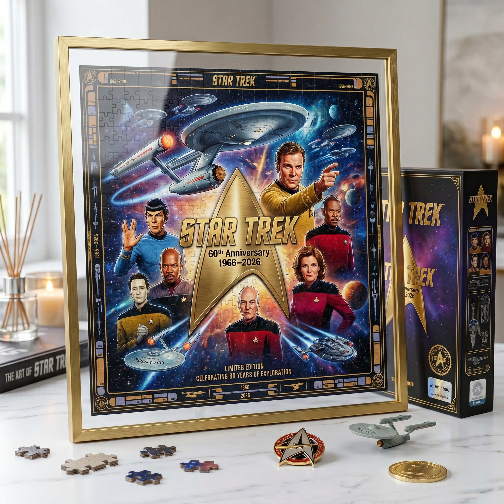 Star Trek 60th Anniversary “Light & Darkness” Collector Puzzle Set