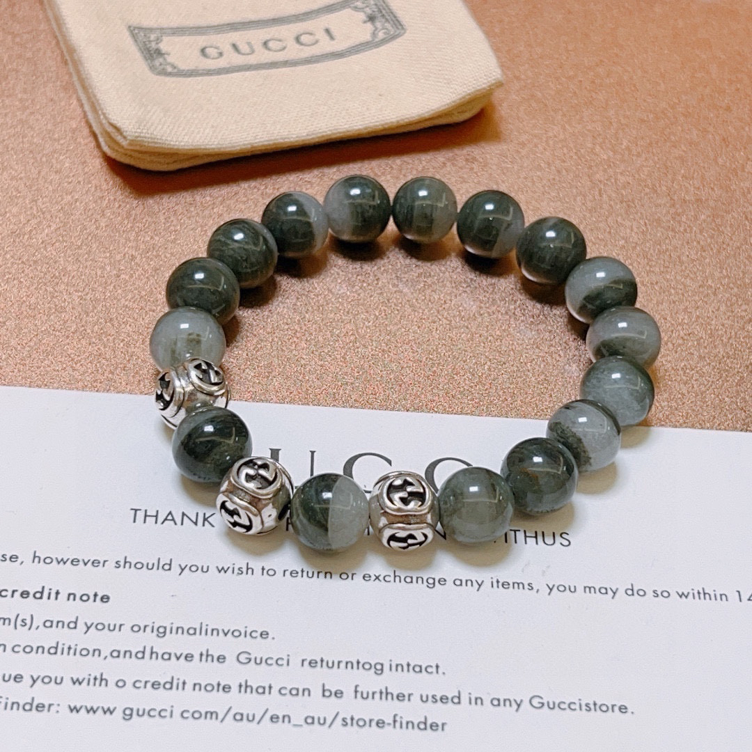 Gucci Ghost Stone Crystal Bracelet
