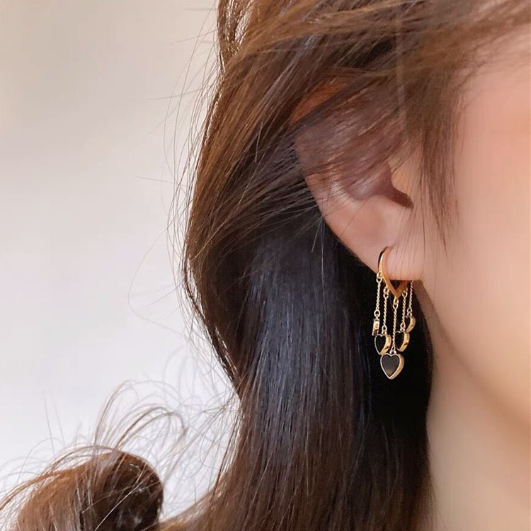 Black Long Tassel Earrings🎉BUY 1 FREE 1🎉