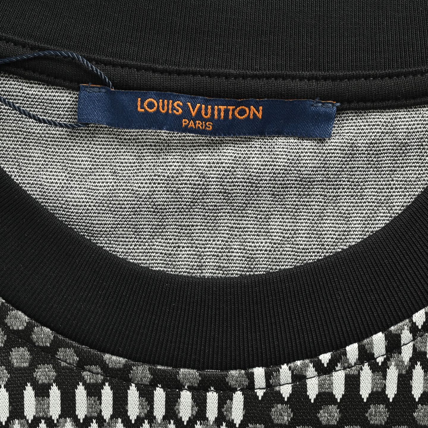 Louis Vuitton 25ss Pharrell Collaboration Checkerboard Rhinestone Wool Short Sleeve
