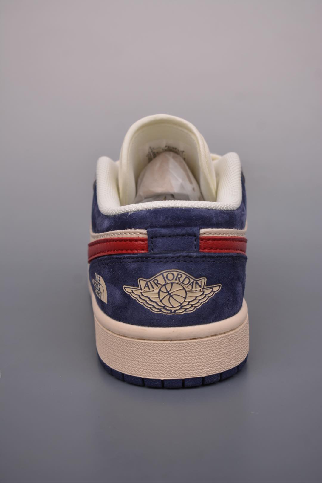 The North Face x Nike Air Jordan 1 Low OG Beige Gray Blue DM9188-012