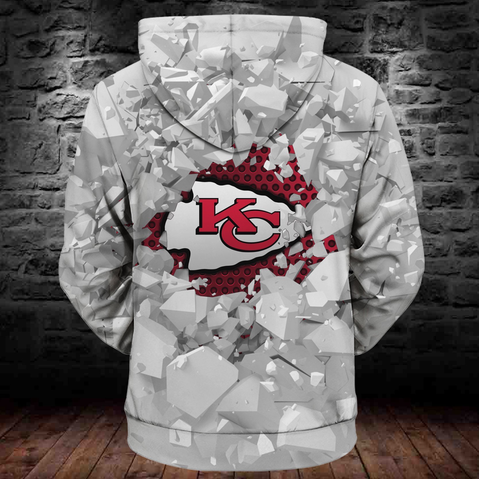 CHIEFS HOODIE 3D ICE1