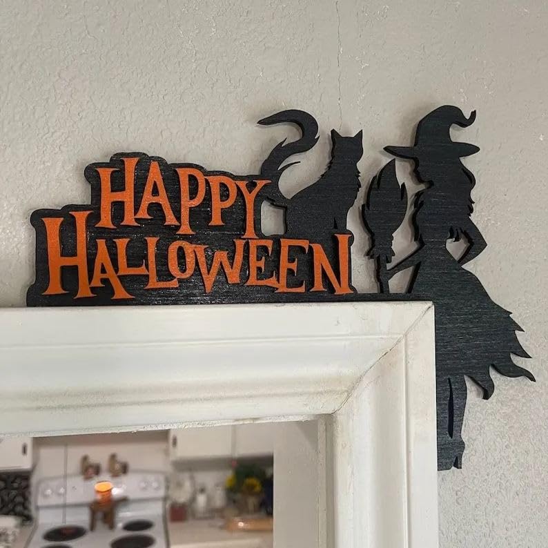 ON SALE🔥Halloween Funny Corner Sign Top Door Frame Ornament